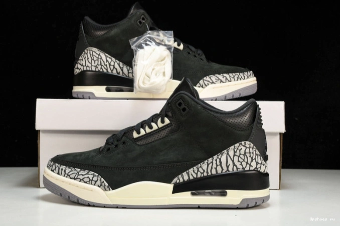  Jordan Retro “Off WMNS 3 CK9246-001 Noir” 0407